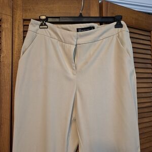 New York & Company Cream Trousers